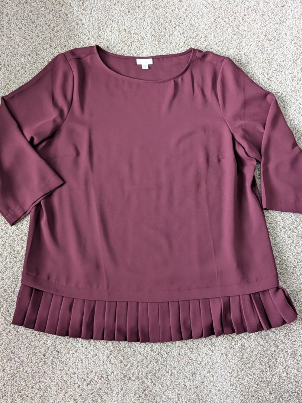 GUC burgundy J Jill Blouse, XL Tall